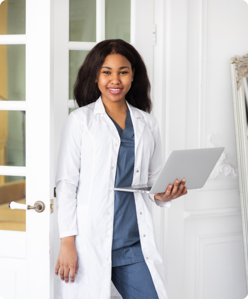 Doctor with Laptop